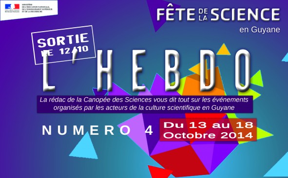 Hebdo #4 : le programme de la semaine